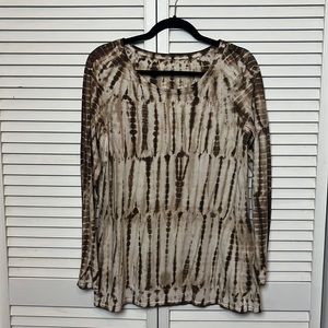 Pure Jill long Sleeve Tie Dye Tee